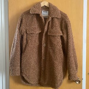 🩷 Garage Teddy Bear Shacket (XS)